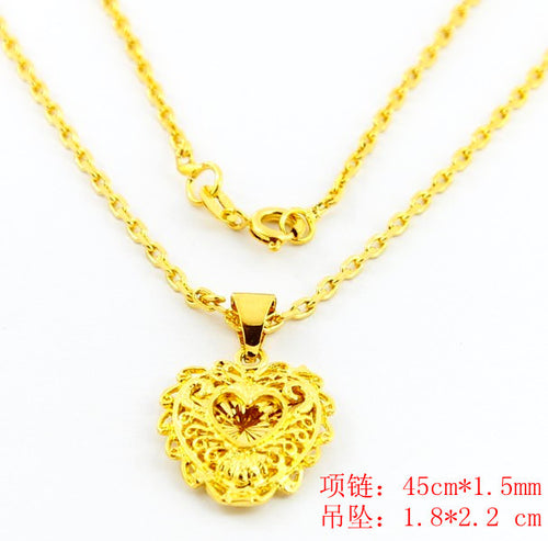 24K GP Gold Plated Necklace Mens Women Yellow Gold Golden Jewelry Necklace YHDN 29 MP