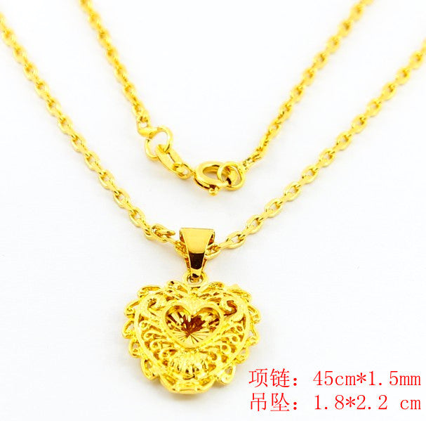 24K GP Gold Plated Necklace Mens Women Yellow Gold Golden Jewelry Necklace YHDN 29 MP