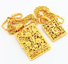 24k Gold Plated Mens Jewelry Sets Yellow Gold Golden Necklace Bracelet YHDS 7 MP