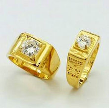 24k Gold Plated Mens Jewelry Sets Yellow Gold Golden Ring Rings YHDS 22 MP