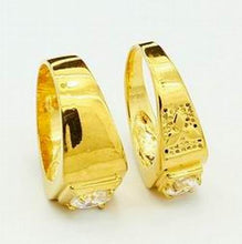 24k Gold Plated Mens Jewelry Sets Yellow Gold Golden Ring Rings YHDS 22 MP