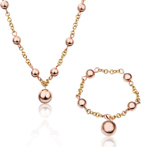 Beautiful 18K Gold Plating jewelry set Hand Madeball SMTPS196 MP