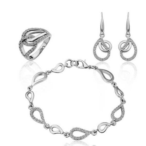Beautiful Austrian Crystal jewelry sets Gift for her SMTPS3 8 MP