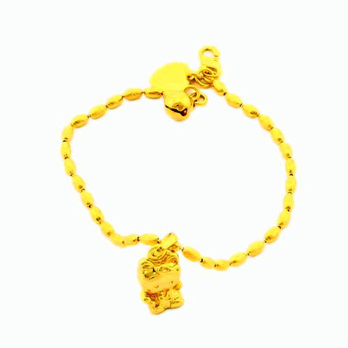 24K Gold Plated Bracelet 25MM Yellow Gold Golden Bracelet Bangle MenWomen Wedding Gift YHDH 53 MP