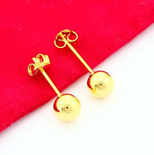 24K Gold Plated Earring Yellow Gold Golden Earring Women Wedding Gift YHDE 12 MP