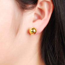 24K Gold Plated Earring Yellow Gold Golden Earring Women Wedding Gift YHDE 12 MP