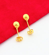 24K Gold Plated Earring Yellow Gold Golden Earring Women Wedding Gift YHDE 12 MP