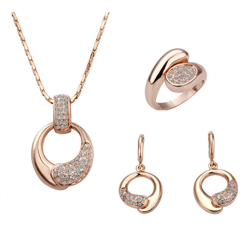 Austrian Crystal jewelry sets ruby jewelry SMTPS128 MP