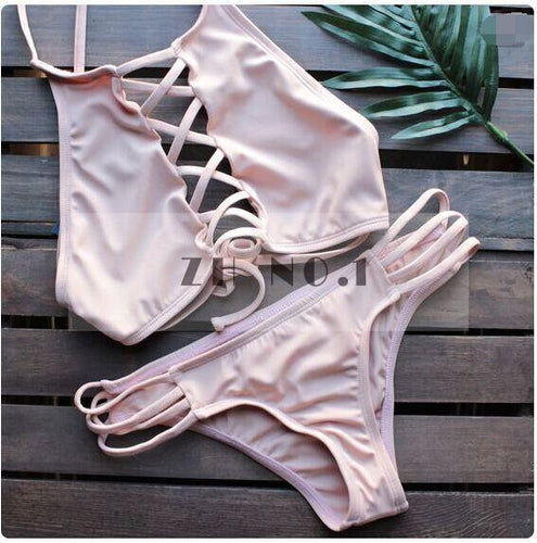 Sexy bandeau bikini push up swimsuit women swimwear strapless bikini print swim suit beach wear push up top N93 MP