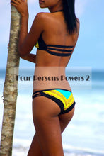 Beach Fahion Young Birls Swimwear Sexy Hollow Out Gold Chain String Halter Bikini Low waist Bikini set MP